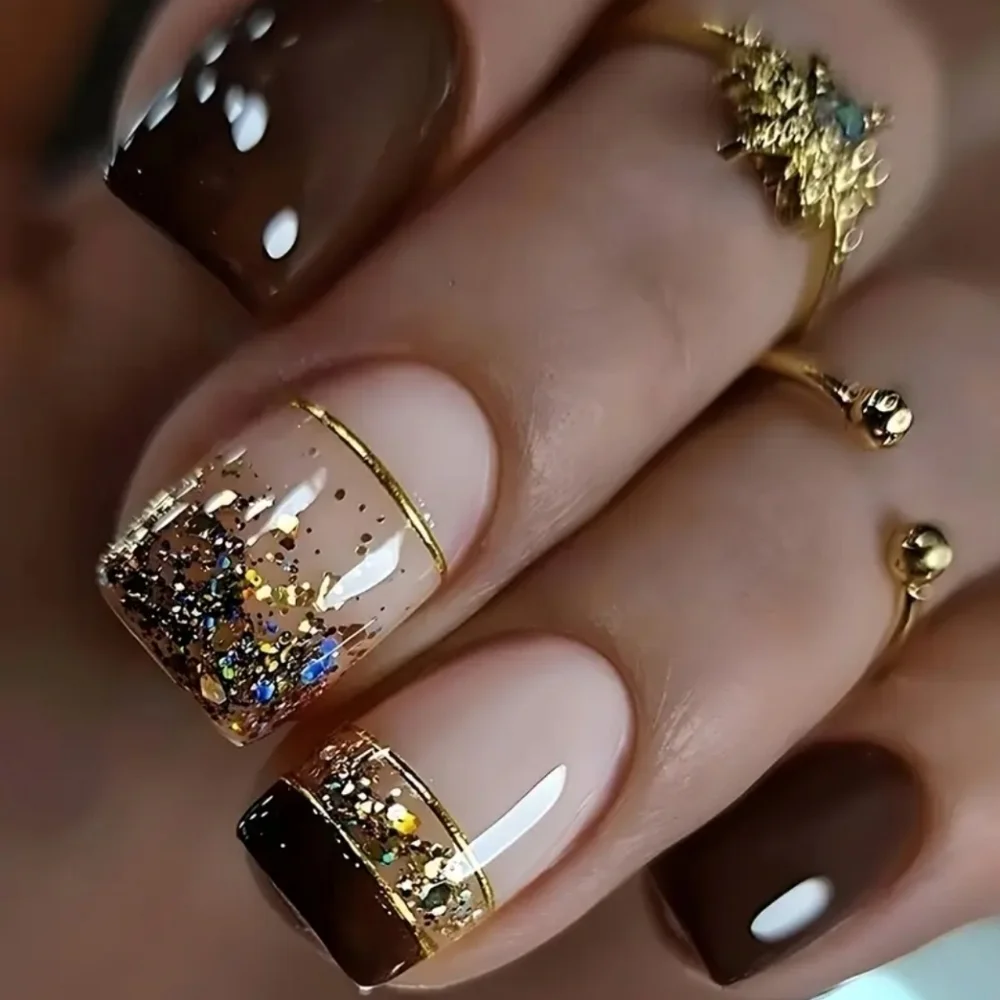 24 Pieces Fake Press On Nails